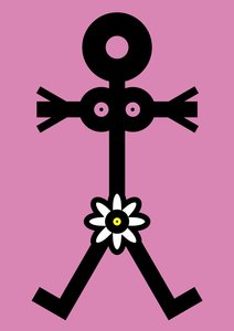 Kvinne med blomsterikon, 2006